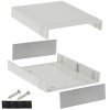 Obudowa urządzeń elektronicznych ABS wysokość zew: 52 mm szerokość zew: 104 mm długość zew: 180 mm 180 x 104 x 52mm