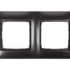 Simon 54 Premium Ramka Podwójna Antracyt Dr2/48