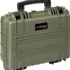 Explorer Cases Walizka outdoorowa 3815HL.G green with pick & pluck foam (S x W x G) 38 x 27 x 16 cm oliwkowo zielony 381