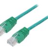 Patch cord U/UTP, Cat 5e, RJ45 wtyk z obu stron, linka, CCA, 1m PP12-1M/G