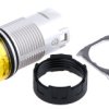 Światło kontrolne – reflektor, seria: Harmony XB6, kolor: Żółty, otwór: 16mm, IP65, Montaż panelowy