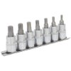Sealey AK6232 Ribe Socket Bit Set 7pc 3/8"sq Drive 50mm