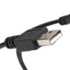 USB 2.0 adapter cable, USB plug type A to mini USB plug type B, 3 m, black, 17-250041