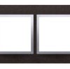 Ramka 4-krotna metalowa inox yin Simon 54 Nature