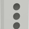 Enclosure, 80 x 130 x 51.5 mm, gray, for M20 cable entry, XAPD2203