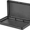 Hinged lid box, without drawers, black, (L x W x D) 220 x 130 x 35 mm, V8-15-6-6-10-10