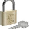 Kłódka Basi V5090-0050 50 mm Zamykana na klucz z zamkiem kluczykowym