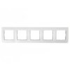 Simon 54 Premium Ramka pięciokrotna biała DR5/11