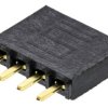 Gniazdo PCB 4 -pinowe raster: 2.54mm typu płytka – płytka Proste Przewlekany