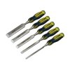 Stanley 2-16-269 FatMax Bevel Edge Chisel With Thru Tang Set Of 5