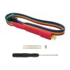 WSON Chip Programming Probe 8x6/6x5 Burn Write Probe 1.27mm Pitch 3D-Shaped Handheld Block 2x4Pin Cable with Elastic Stopper
