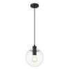 Lampa wisząca Puerto czarna 1xE27 Light Prestige
