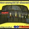 Zestaw narzędzi 25 sztuk dla elektronika Basetech w torbie z poliamidu