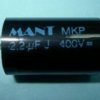 2,2uF/400V AUDIO KOND.MKP MANT