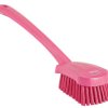 Szczotka do szorowania, dł. włosia: 36mm, Twardy, Różowy, PET, zastosowanie: Uniwersalny środek czyszczący, Szczotka do