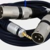 Kabel Przyłącze Dedykowane Do Mikserów 2X Wtyk Xlr/Wtyk Jack 3.5 Stereo...