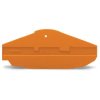 WAGO 282-366 1.5mm Terminal Block End and Intermediate Plate Orange