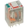 Przekaźnik; elektromagnetyczny przemysłowy; R4N-2014-23-1012-WTL (860613); 12V; DC; 4 styki przełączne; 6A; do gniazda; do lutow
