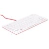 Raspberry Pi SC0167 QWERTY Keyboard and Hub US Red and White (US)