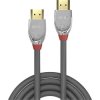 LINDY 37870 HDMI Cable HDMI-A plug, HDMI-A plug 0.50 m Grey 4K UHD HDMI cable