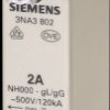 NH fuse NH000, 35 A, gG, 250 V (DC), 500 V (AC), 120 kA breaking capacity, 3NA3814