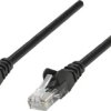 Kabel krosowy Intellinet Cat6, nieekranowany, U / UTP, wtyk RJ-45 / wtyk RJ-45, 1,0 m, czarny