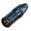 XLR wtyk na kabel 3pin złocony NC3MXX-B - NEUTRIK