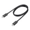 Lenovo 4X91K16968 Thunderbolt 4 cable Black 0.70 m 8K UHD USB-C plug