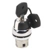 Przełącznik obrotowy kluczykowy 2-pozycyjny wycięcie: 22mm Zatrzask IP66 Allen Bradley przycisków: 2 klucz: Ronis