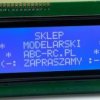 WYSWIETLACZ LCD 4X20 NIEBIESKI ZE STER.