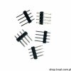 9719917104440 Connector 1 x 4 Pin 12,4mm, 6,6mm THT WURTH