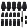 Blokada Przewodu Z Gwintem M10x1.0 - Czarny - Na Kabel 6,5mm - Zacisk Kabla - 10szt