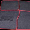 Vehicle - floor mat, red, set of 4