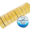 Taśma Elektroizolacyjna Pcw (Zestaw 10 Rolek 19Mm X 20M X 0.13Mm) Żółta -...