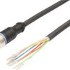 Vka00a25, Kabel Przyłączeniowy, 10M, M12 Żeński 8Pin Prosty, Końcówka Wolna,...