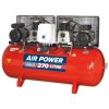Sealey SAC2276B Compressor 270ltr Belt Drive 2 x 3hp with Cast Cylinders