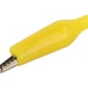 Krokodylek; 27.711.3; żółty; 41,5mm; zaciskany; stal niklowana; Amass; RoHS