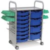 Callero Plus STEAM Activity Double Trolley & Royal Blue Gratnells Trays