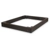 Enclosure base, sheet steel, (L x W x H) 1000 x 800 x 100 mm, black, for Unique & Dynamic Basic network cabinets, DN-19 PLIN
