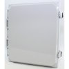 Hammond PCJ12106L IP66 Type 4X Polycarbonate Junction Box Hinged Lid Snap Latch
