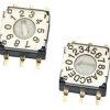 Encoding rotary switch, 16 pole, BCD, straight, 100 mA/5 VDC, SH-7070MB