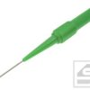 Końcówka pomiarowa 20.161.4 zielona igła 0.7mm/gn.ban.4mm 1A/30V