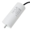 Kondensator rozruchowy do silnika 40uF 450VAC, przewody 15cm, 45x100mm