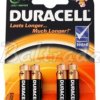 4 x bateria alkaliczna Duracell LR03 AAA (blister)