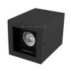 v-tac oprawa n/t 100x100x142mm GU10 35W czarna