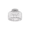 Plafon Galactico chromowane elementy klosz szklane kryształki do salonu LP-2383/1C CH Light Prestige