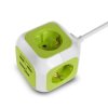 MagicCube poczwórne gniazdko prądowe, 2 wejścia usb 1,4m GreenBlue GB118G wersja niemiecka GB118