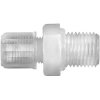 Screw-in fitting, L 45.5 mm, 10 bar, PFA, for hose, 110909