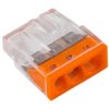 Szybkozłączka 2,5Mm2, 3 Styki, Pomarańczowa, E.4181T /100Szt./