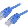 Patch cord U/UTP, Cat 5e, wtyk RJ45 z obu stron, linka, CCA, 3m PP12-3M/B